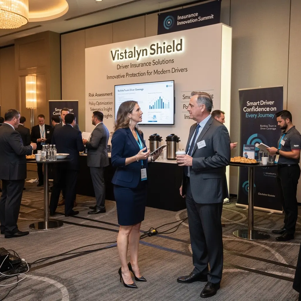 Zabezpieczenie samochodu na tle amerykańskiego krajobrazu.